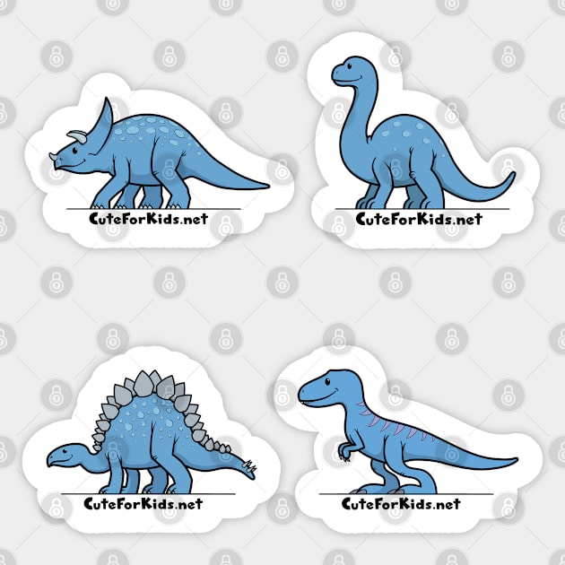 DinoKids Multi-Pack Sticker by VirtualSG